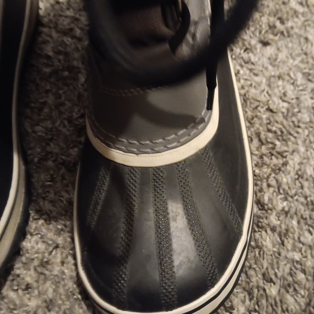 Sorel Black and Gray Lace Up Boots - Picture 3 of 13